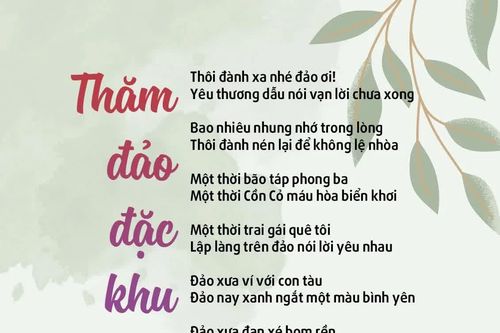 Thăm đảo đặc khu