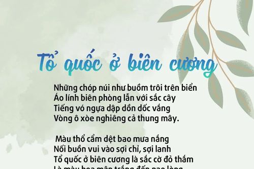 Tổ quốc ở biên cương