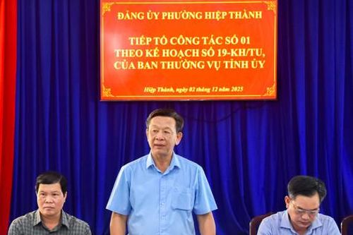 Phường Hiệp Thành: 97% đảng viên học tập nghị quyết của Bộ Chính trị