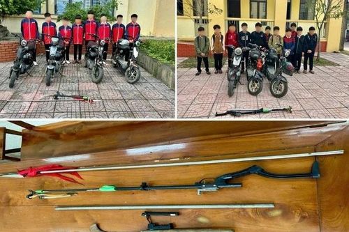 Nhóm học sinh cấp 2 mang hung khí hẹn nhau 'giải quyết mâu thuẫn'