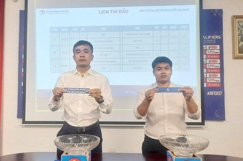 Bốc thăm xếp lịch thi đấu Giải futsal nữ VĐQG 2025