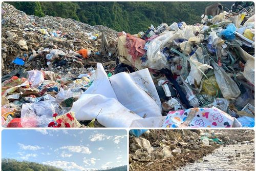Bãi rác tại phường Hà Giang 2 quá tải