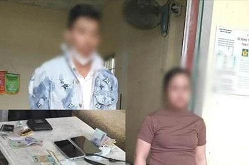 Truy bắt nóng 2 đối tượng cướp giật dây chuyền ở chợ Tầm Vu