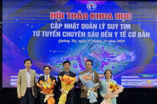 Hội thảo khoa học 'Cập nhật quản lý suy tim từ chuyên sâu đến y tế cơ bản'