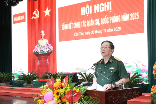 Đại tướng Nguyễn Trọng Nghĩa: Quân khu 9 cần tiếp tục có những biện pháp quyết liệt, hiệu quả trong công tác quân sự, quốc phòng