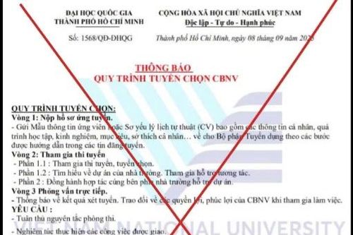 Chiêu lừa mới khiến nhiều trường học TPHCM báo động