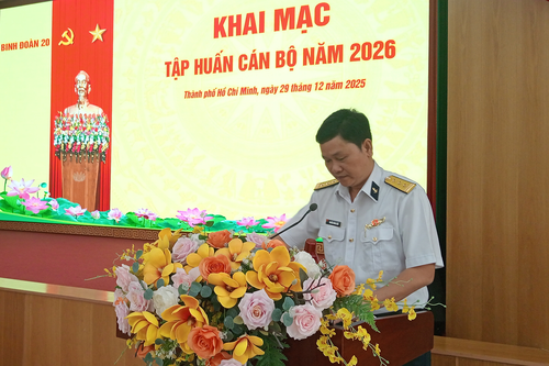 Binh đoàn 20 tổ chức tập huấn cán bộ năm 2026