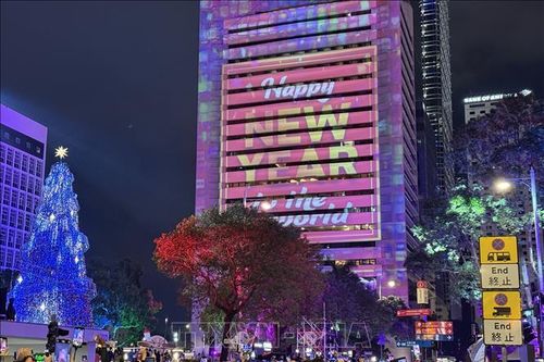 Hong Kong đón chào năm mới 2026 với công nghệ ánh sáng 3D