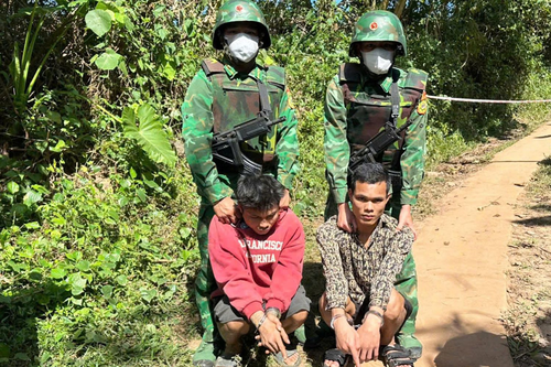 Bộ đội Biên phòng Quảng Trị bắt giữ các đối tượng tàng trữ trái phép chất ma túy ở khu vực biên giới