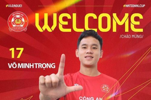 Võ Minh Trọng theo chân Tiến Linh