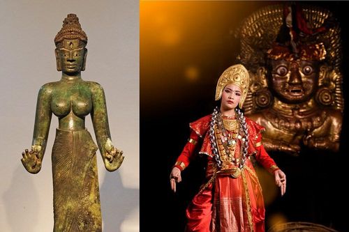 Giải mã bí ẩn tượng nữ thần Tara Đồng Dương: Điệu múa ngưng đọng