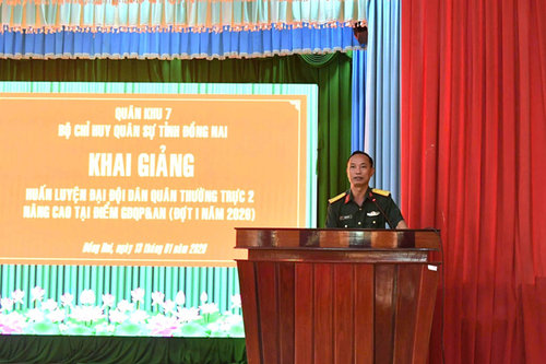 Đồng Nai: Nâng cao chất lượng huấn luyện Đại đội Dân quân thường trực