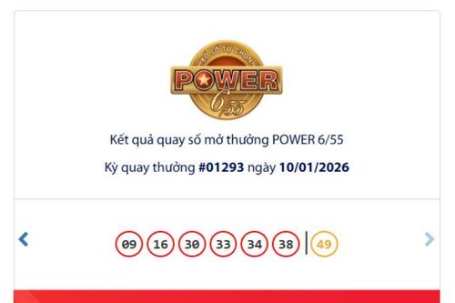 Kết quả xổ số Vietlott Power ngày 13/1/2026