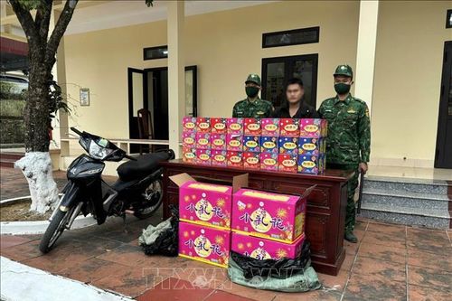 Bắt giữ đối tượng vận chuyển trái phép pháo hoa nổ