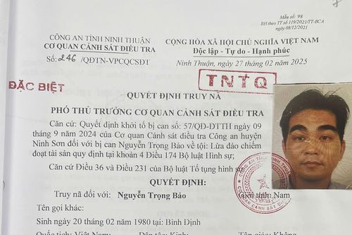 Công an xã Cam Lâm vây bắt đối tượng truy nã đặc biệt nguy hiểm