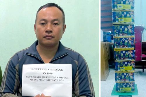 Bắt giữ đối tượng vận chuyển 15kg pháo hoa nổ trái phép