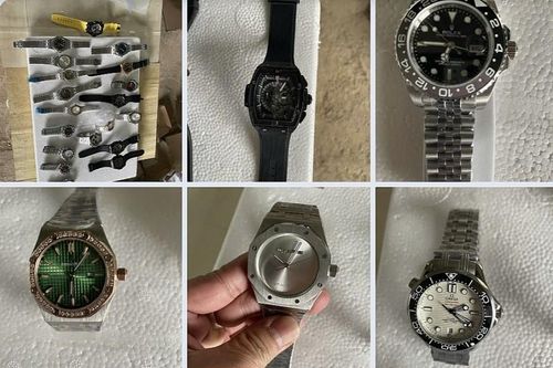 Hải quan phát hiện hơn 870 đồng hồ nghi giả hàng hiệu Patek Philipp, Rolex