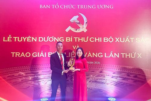 Cà Mau có 2 bí thư chi bộ xuất sắc tiêu biểu toàn quốc
