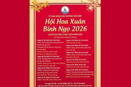 Phân luồng giao thông phục vụ khai mạc Hội hoa xuân và con đường ánh sáng Xuân Bính Ngọ 2026