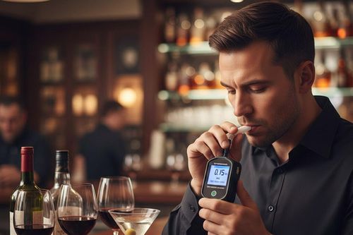 Uống rượu tối hôm trước, hôm sau thổi nồng độ cồn có lên?