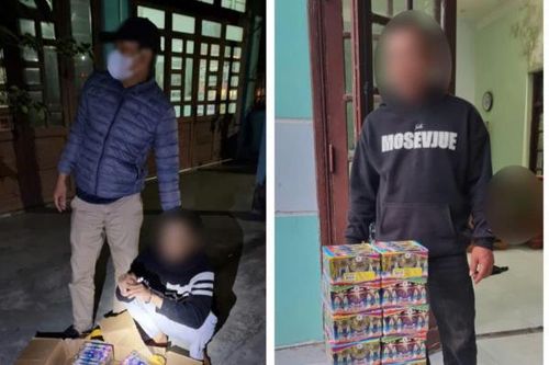 Công an xã Thăng Bình phát hiện 2 vụ tàng trữ pháo nổ
