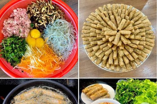 Tuyệt chiêu cuốn và rán nem giòn rụm không bị bục vỡ