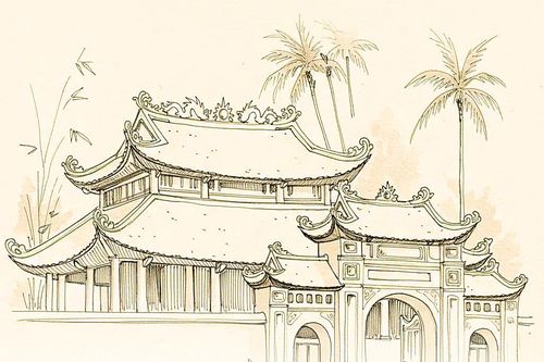 Ngày xuân mang chiếu trải nơi sân đình…