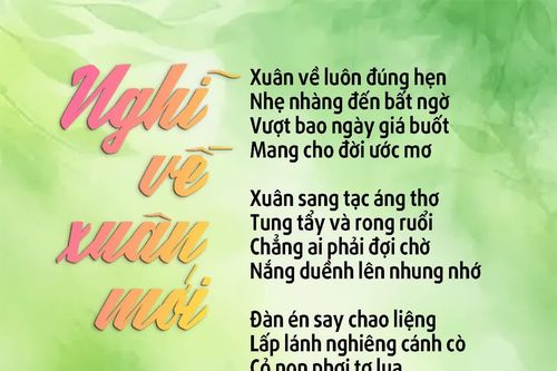 Nghĩ về xuân mới