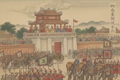 Điển lễ 'Xuất quân' thời Nguyễn vào tháng Giêng hằng năm & bài thơ xem duyệt binh của vua Minh Mạng