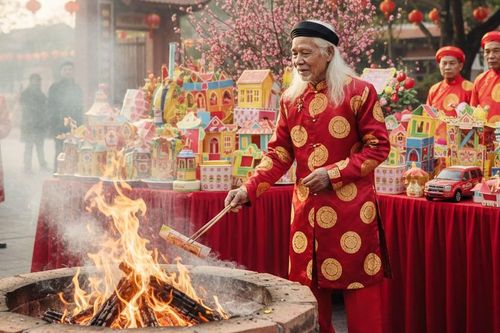 Hóa vàng Tết Bính Ngọ 2026: Giờ lành rước lộc, tiễn xuân trọn vẹn