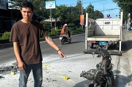Khánh Hòa: Bắt khẩn cấp đối tượng đốt xe mô tô, chống người thi hành công vụ