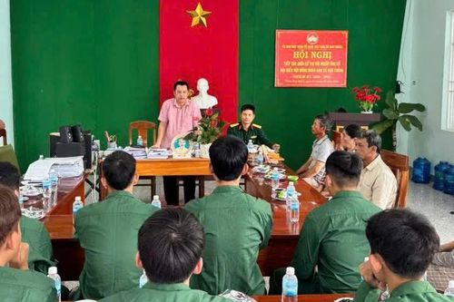Thanh niên xã Vạn Thắng sẵn sàng lên đường nhập ngũ năm 2026