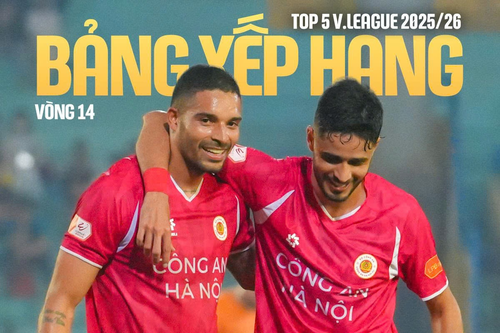 Lịch thi đấu vòng 15 V-League 2025-2026: Tâm điểm derby Thủ đô
