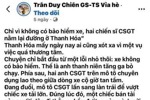 Bác bỏ thông tin bịa đặt trên mạng xã hội về vụ việc liên quan đến lực lượng Cảnh sát giao thông tại Thanh Hóa