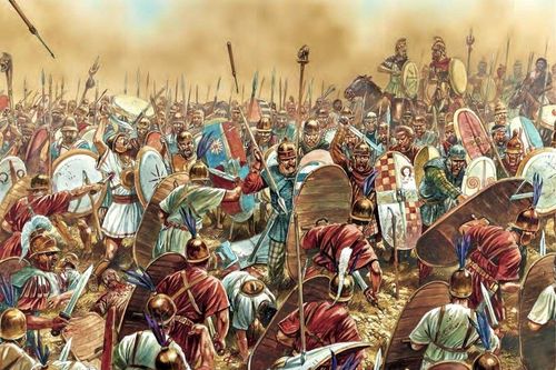 Quân Carthage bị tóm gọn như cá mắc lưới trong trận Baecula