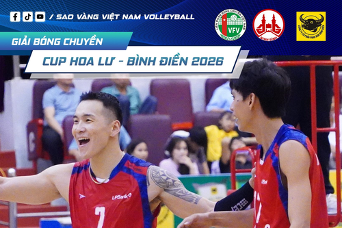 Xác định 2 trận chung kết bóng chuyền Cúp Hoa Lư - Bình Điền