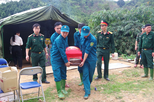 Bộ Chỉ huy Quân sự tỉnh Lào Cai bàn giao hài cốt liệt sĩ tại xã Chiềng Ken