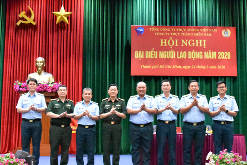 Công ty Trực thăng miền Nam tổ chức Hội nghị người lao động năm 2026