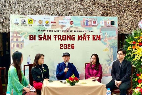 Sân chơi mỹ thuật 'Di sản trong mắt em' dành cho thiếu nhi toàn quốc
