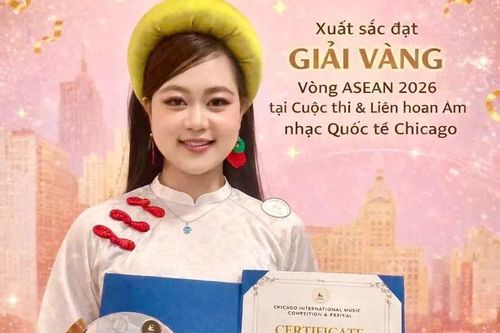 Học sinh Lào Cai giành giải Vàng Cuộc thi Âm nhạc quốc tế Chicago khu vực ASEAN
