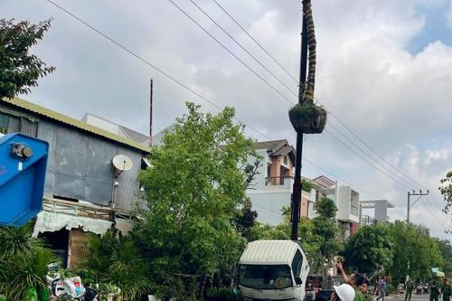 Điều tra vụ một người tử vong nghi do xe cẩu bị phóng điện