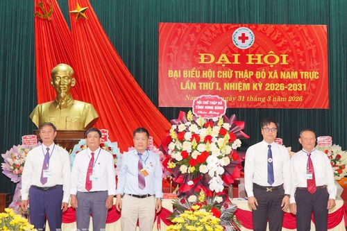 Đại hội đại biểu Hội Chữ thập đỏ xã Nam Trực lần thứ nhất, nhiệm kỳ 2026-2031