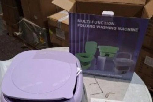 Cảnh báo mất an toàn từ máy giặt gấp gọn mini, máy sấy tóc xuất xứ Trung Quốc