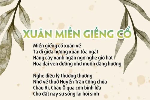 Xuân miền giếng cổ