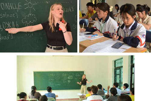 Học tiếng Nga giữa lòng Điện Biên