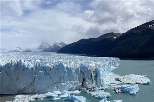 Sông băng ở vườn quốc gia Los Glaciares tại Argentina