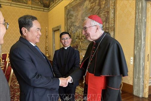 Chủ tịch Quốc hội Trần Thanh Mẫn hội kiến Thủ tướng Tòa thánh Vatican