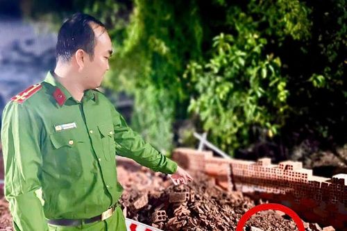 Phát hiện đạn pháo 105mm trong khu dân cư xã Nhơn Mỹ