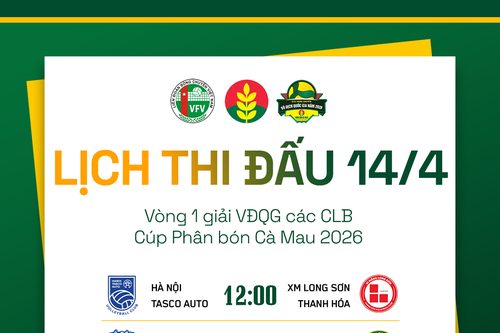 Lịch thi đấu bóng chuyền vô địch quốc gia hôm nay (14-4)