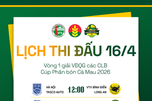 Lịch thi đấu bóng chuyền vô địch quốc gia hôm nay (16-4)